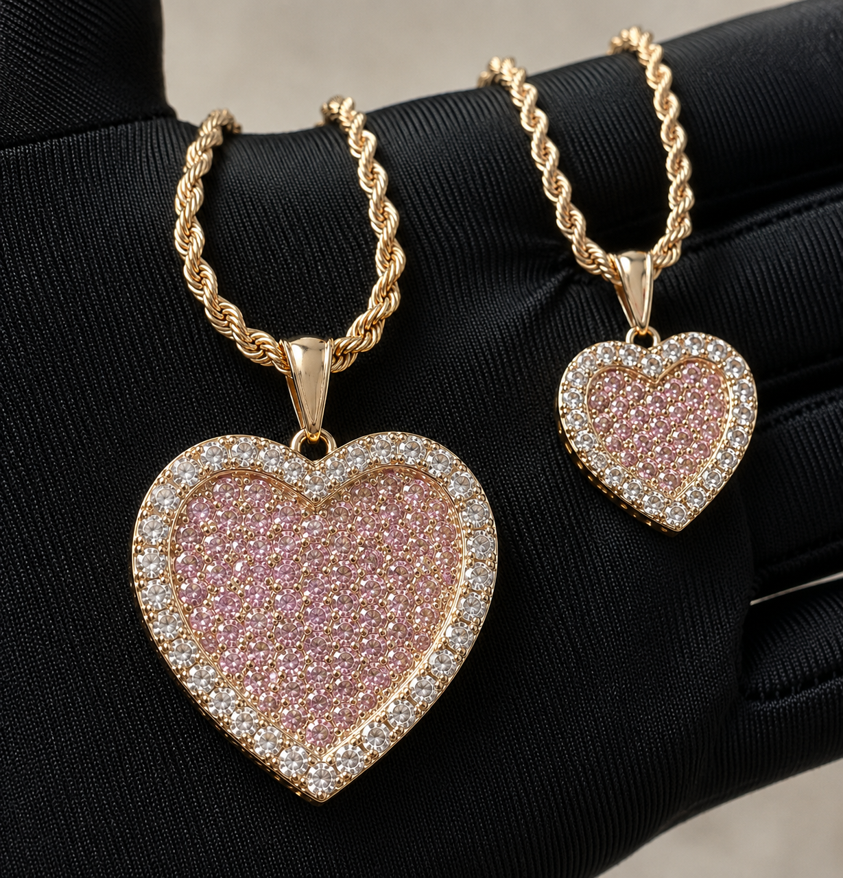 💕Pink Glam Heart💕