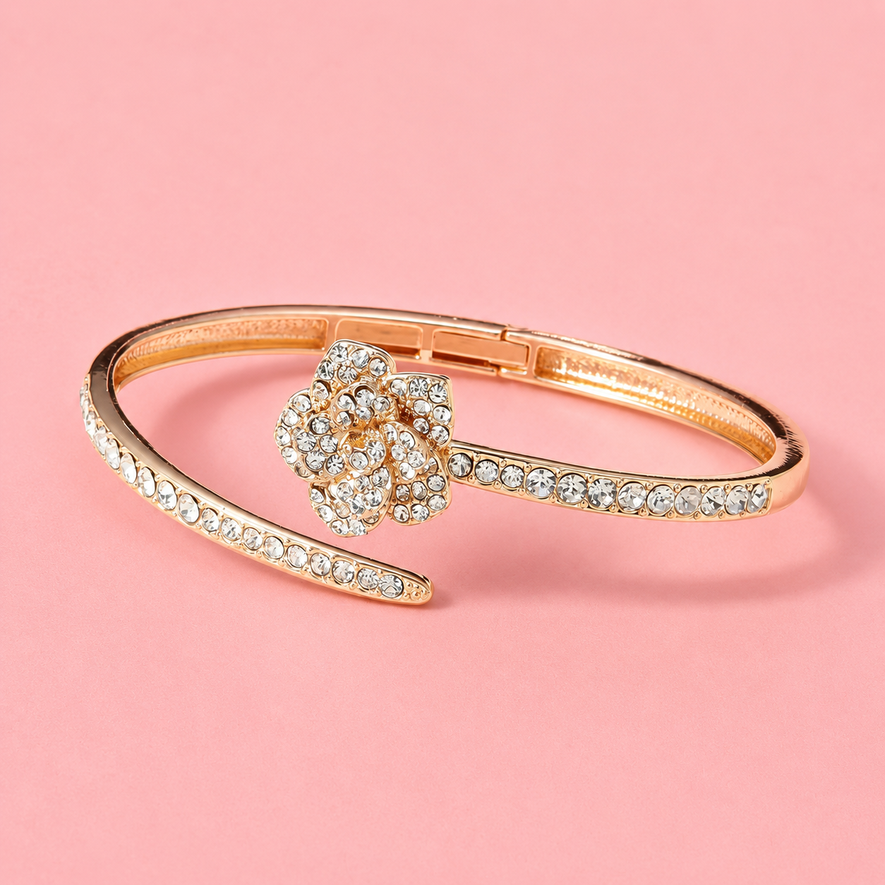 Crystal Petal Cuff
