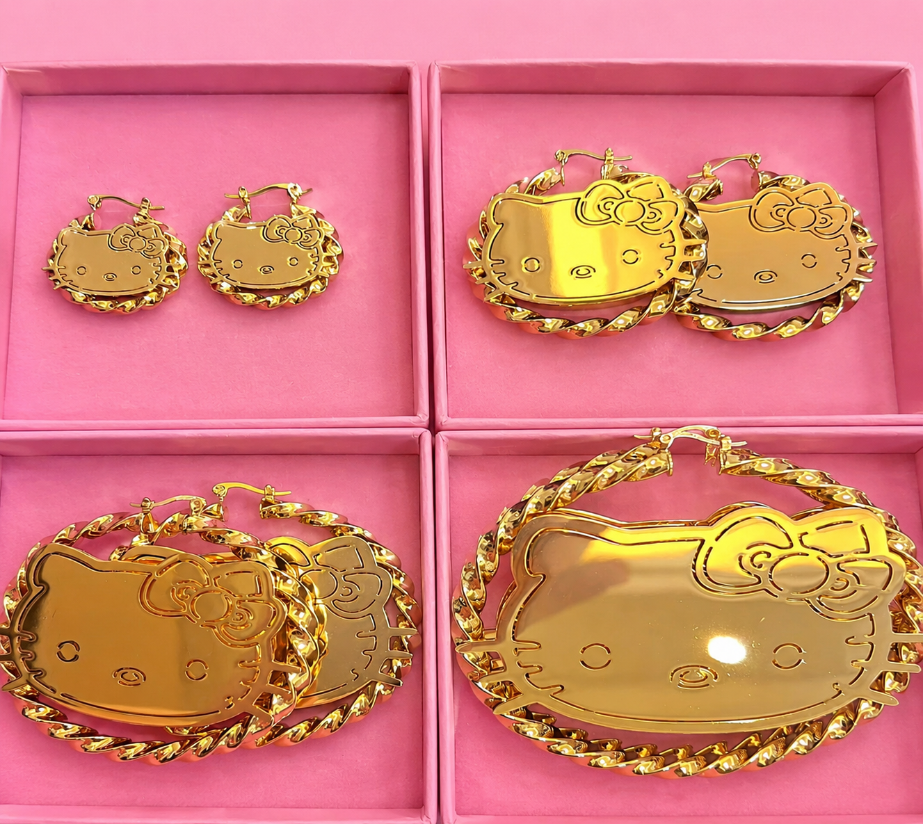 Kitty Luxe Hoops